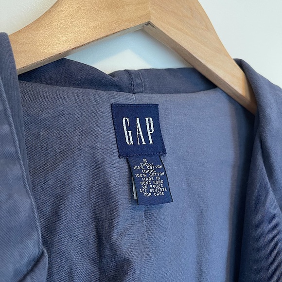 GAP Blue Linen Shell Jacket Size S - Picture 3 of 4